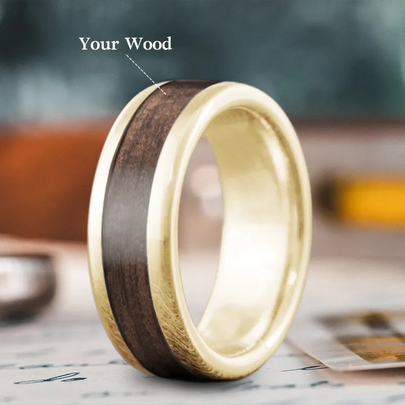 wedding ring for women-Custom Design - Single Inlay Ring qKjeCwut4VdgGB-1hw787u4O