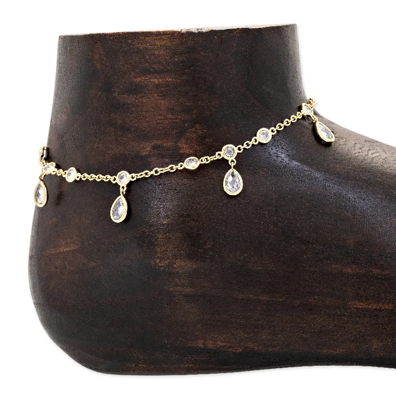 charm bracelet for women-JA x TROPIC OF C JUNE ANKLET