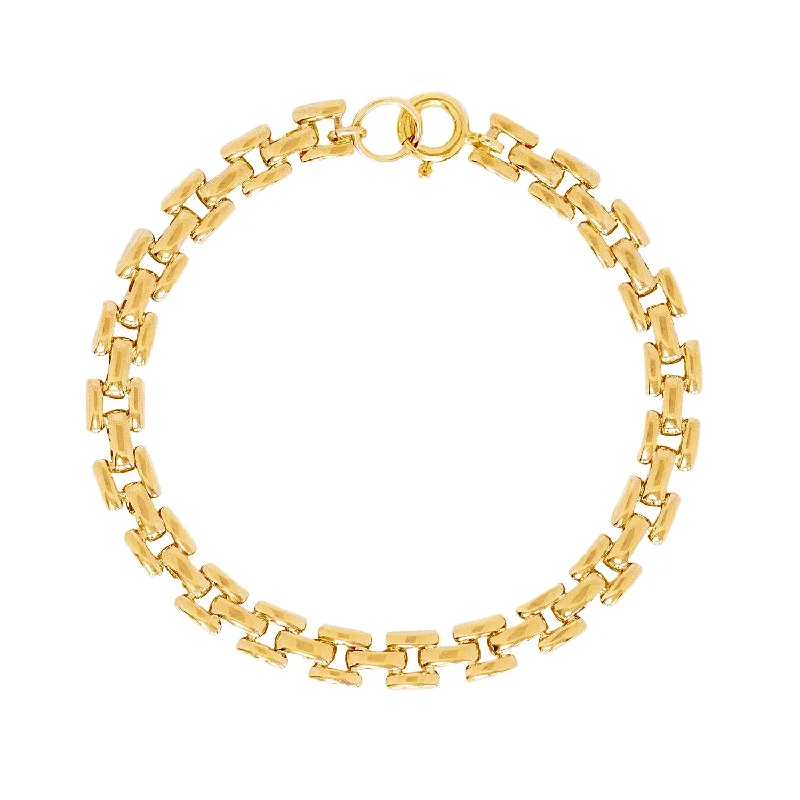 bracelet for special occasions for women-Panther Chain Anklet | Gold