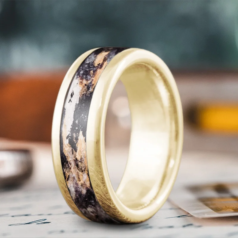 wedding band for women-Custom Design - Single Inlay Ring RTF4tcRC9aJ1ZaYu0TUZNDnN