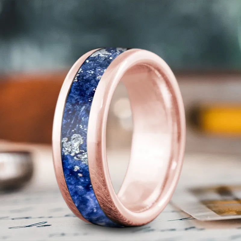 unique ring for women-Custom Design - Single Inlay Ring UnpjkCqA4mcSr3ONvDKCBrLu