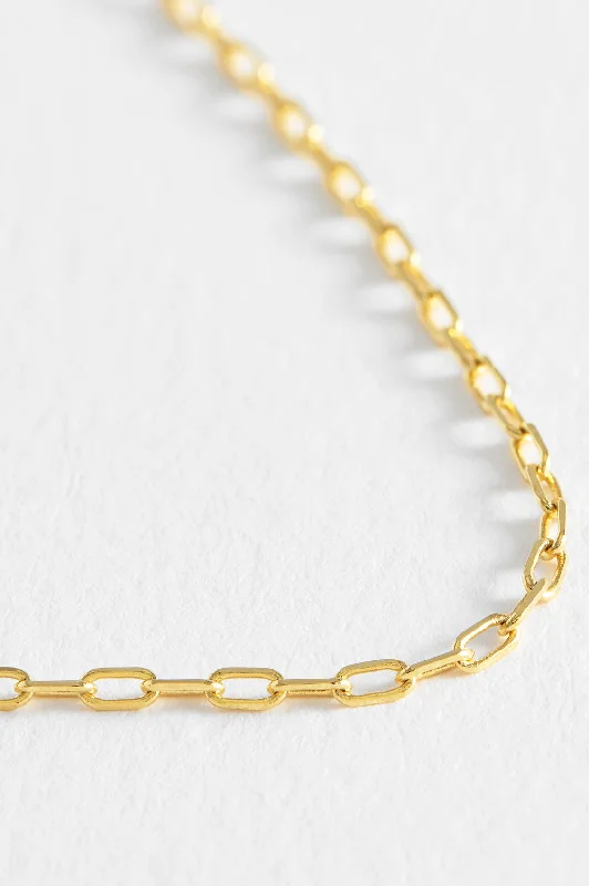 gold chain necklace for women-Oval Chain