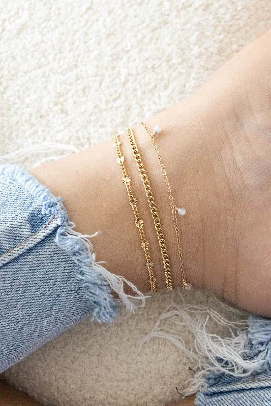 gold bracelet for women-Sunrise Anklet