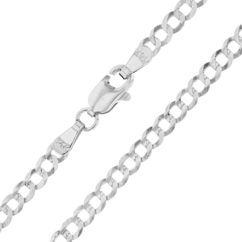 bridal anklet for women-[Solid] Italian Cuban Anklet (14K)