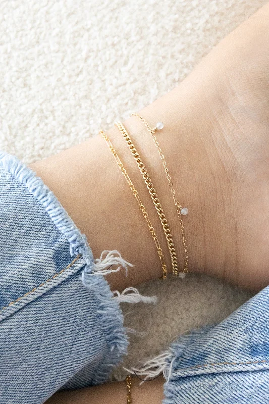 friendship bracelet for women-Wishful Anklet