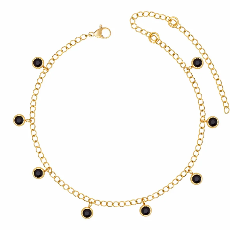 thin bracelet for women-Sable Anklet