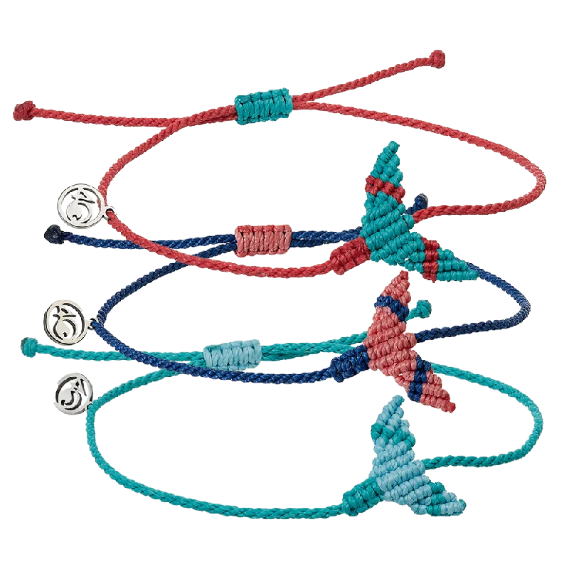 stretchy bracelet for women-Whale Tail Anklet Bundle