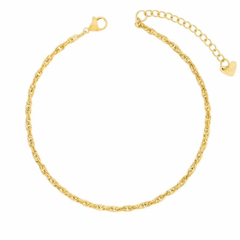 gold bracelet for women-Morgan Anklet