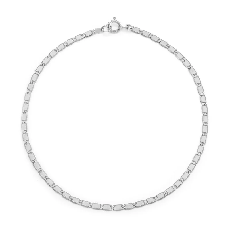 anklet with hearts for women-Nostalgia Spark Anklet | Silver