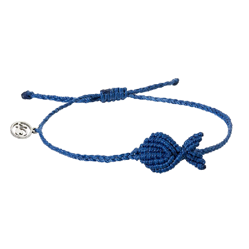 silver bracelet for women-Go Fish Anklet