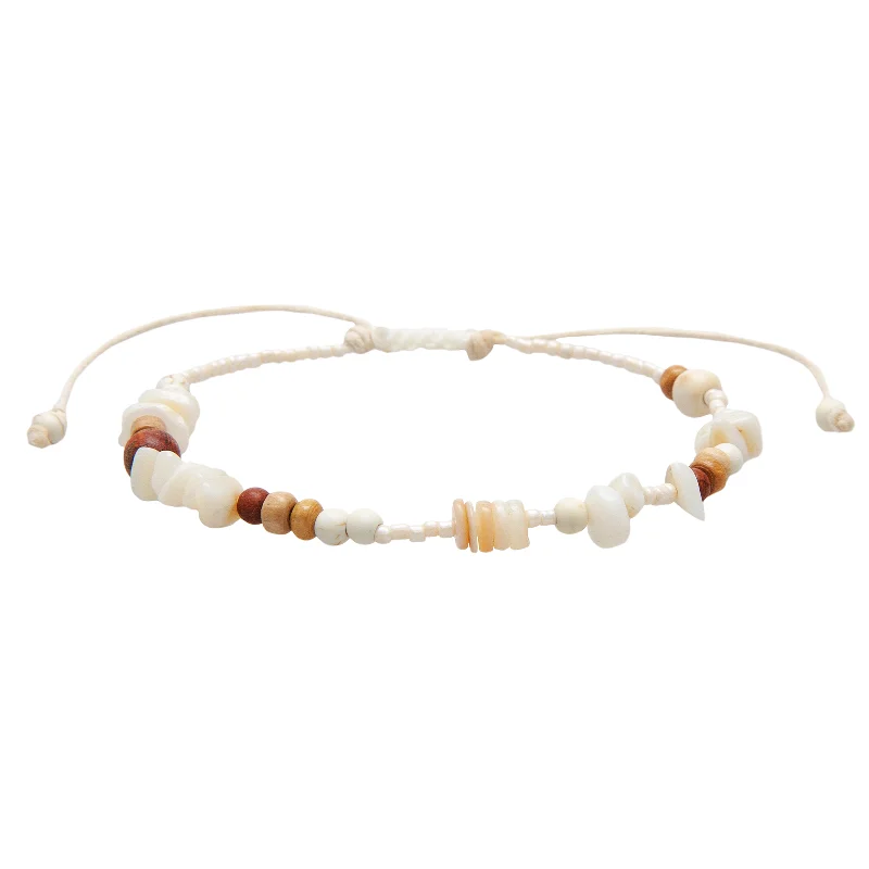 vintage anklet for women-Kiawah Beachcomber Anklet