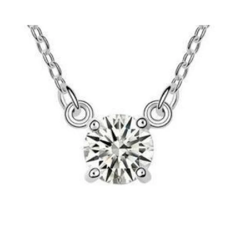 silver pendant necklace for women-Aria Zirconia Necklace