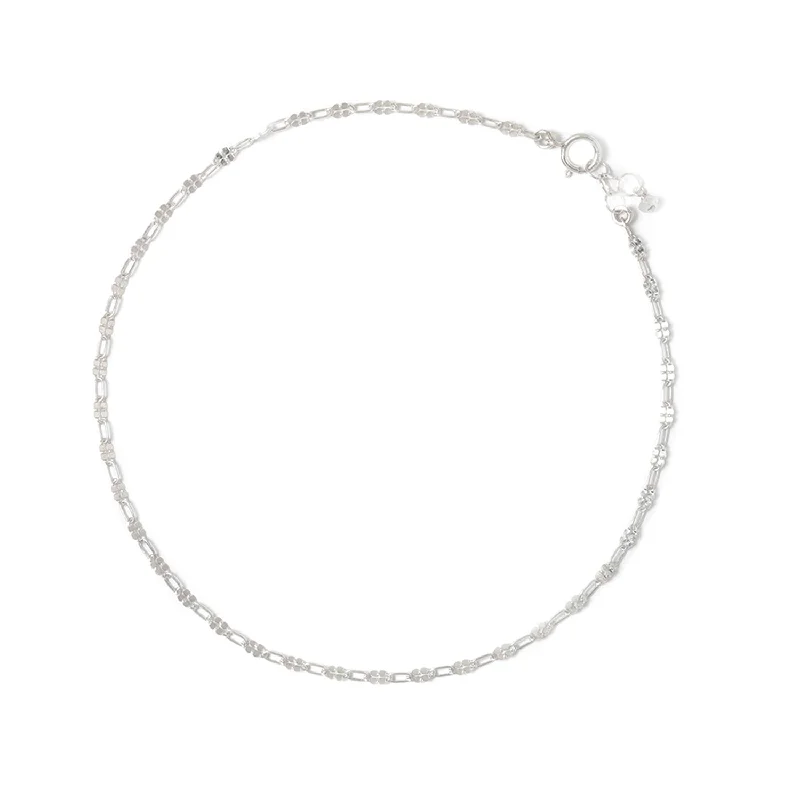 gold bracelet for women-Oro Anklet | Silver