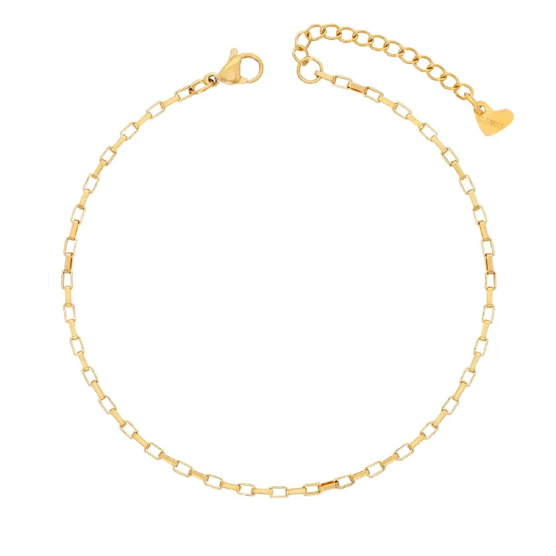 pearl bracelet for women-Cubix Anklet