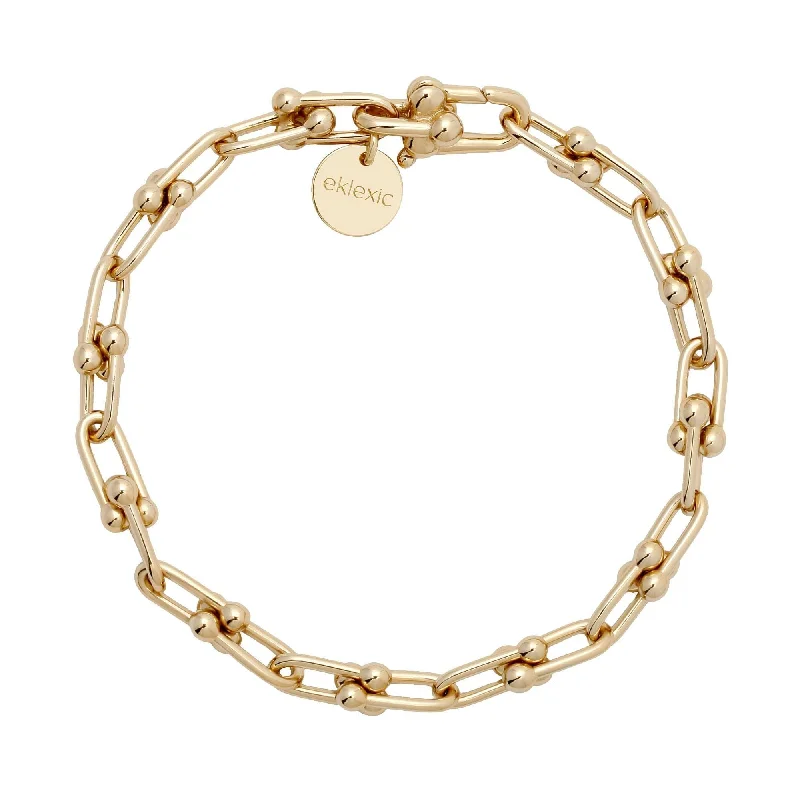 gold-plated anklet for women-Small Margaux Anklet