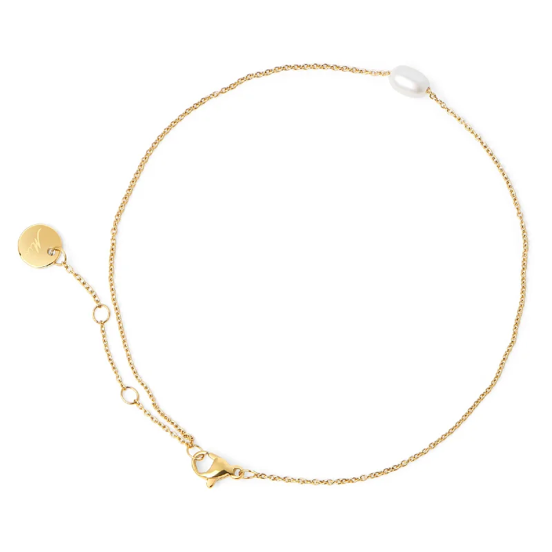 engraved anklet for women-Reina Anklet