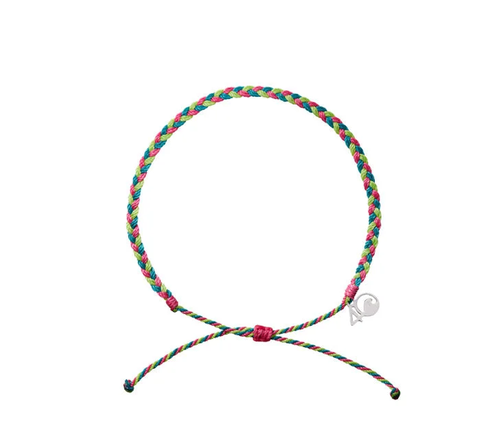 bangle bracelet for women-Braided Anklet in Tropical Summer