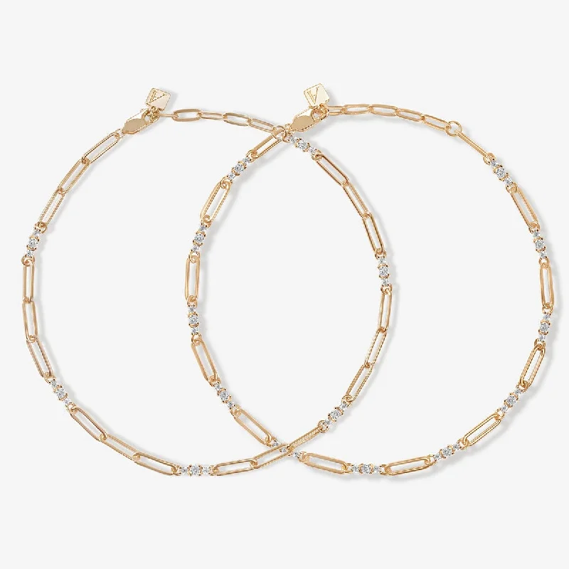 stretchy anklet for women-Sabi Rojas anklet duo