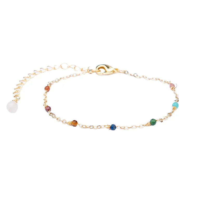 tropical anklet for women-Master Healer Satellite Anklet